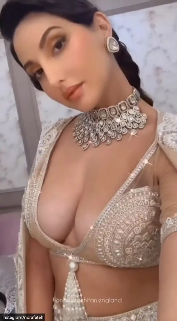 nora fatehi cleavage tiny blouse busty bollywood actress nora fatehi cleavage tiny blouse busty bollywood actress