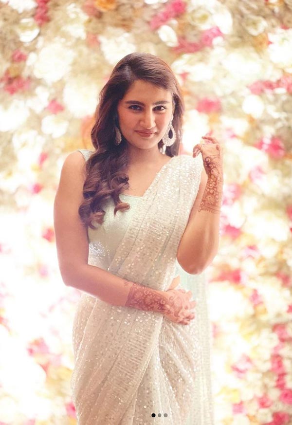 Vedika Bhandari saree actress indoori ishq Vedika Bhandari saree actress indoori ishq