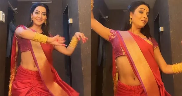 Chhavi Pandey in a traditional saree shows her dance skills – watch video.