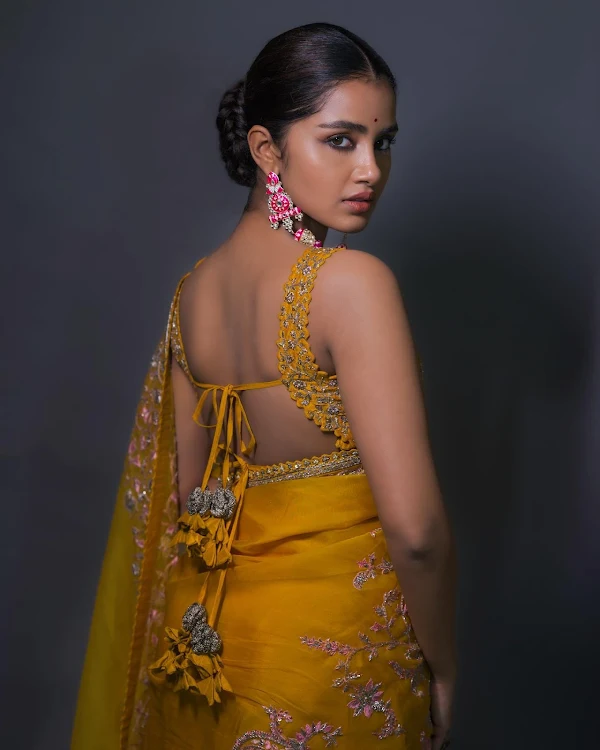 anupama parameswaran saree backless hot south indian actress anupama parameswaran saree backless hot south indian actress