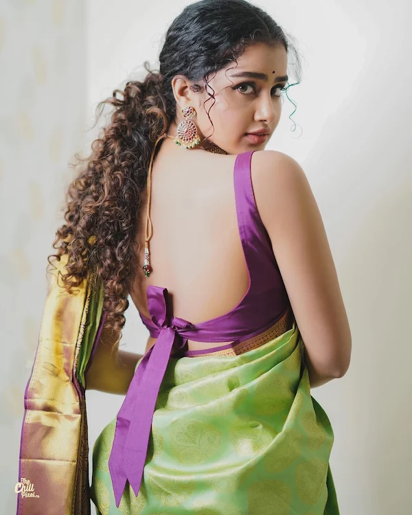 anupama parameswaran saree backless hot south indian actress anupama parameswaran saree backless hot south indian actress