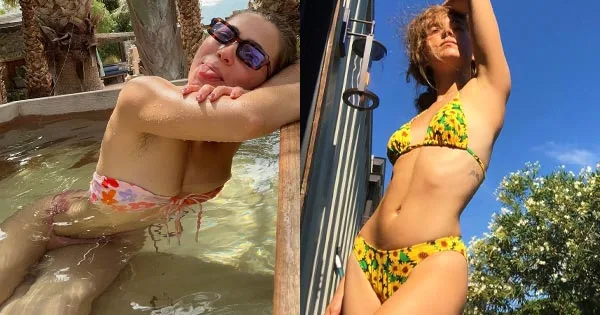 Haley Lu Richardson bikini photos – The White Lotus actress.