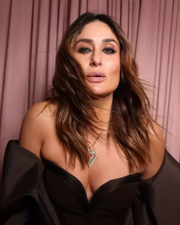 kareena kapoor cleavage off shoulder black dress kareena kapoor cleavage off shoulder black dress