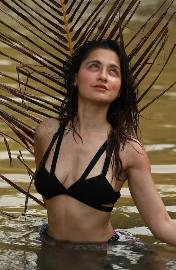 sanjeeda shaikh black bikini cleavage fighter actress sanjeeda shaikh black bikini cleavage fighter actress