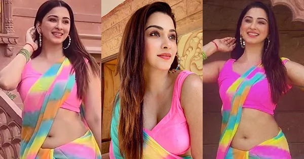 Esshanaya Maheshwari in navel baring saree is too hot to handle – see all hot photos and videos.