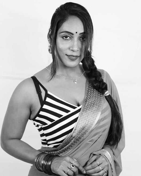 Meghana Chowdary cleavage saree hot actress naked the lust