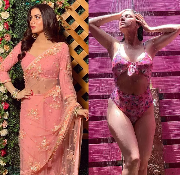 Shraddha Arya saree bikini tv actress Shraddha Arya saree bikini tv actress