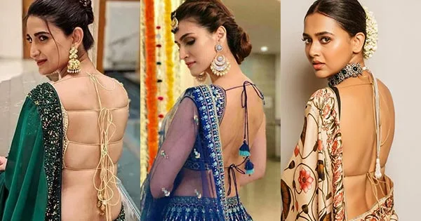 backless blouse indian actress
