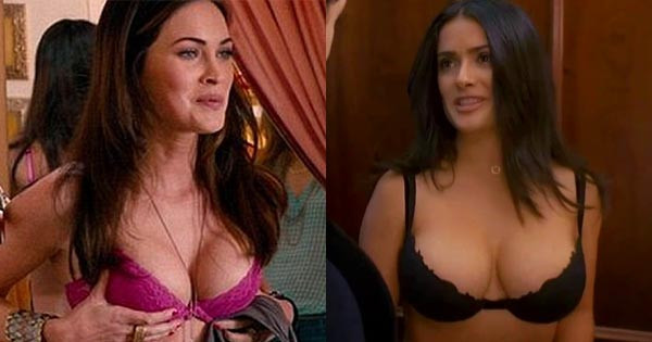 hollywood actress strip bra hot scene