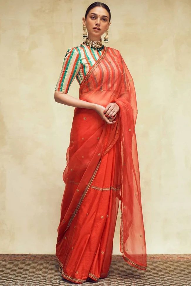 Aditi Rao Hydari saree bollywood actress Aditi Rao Hydari saree bollywood actress