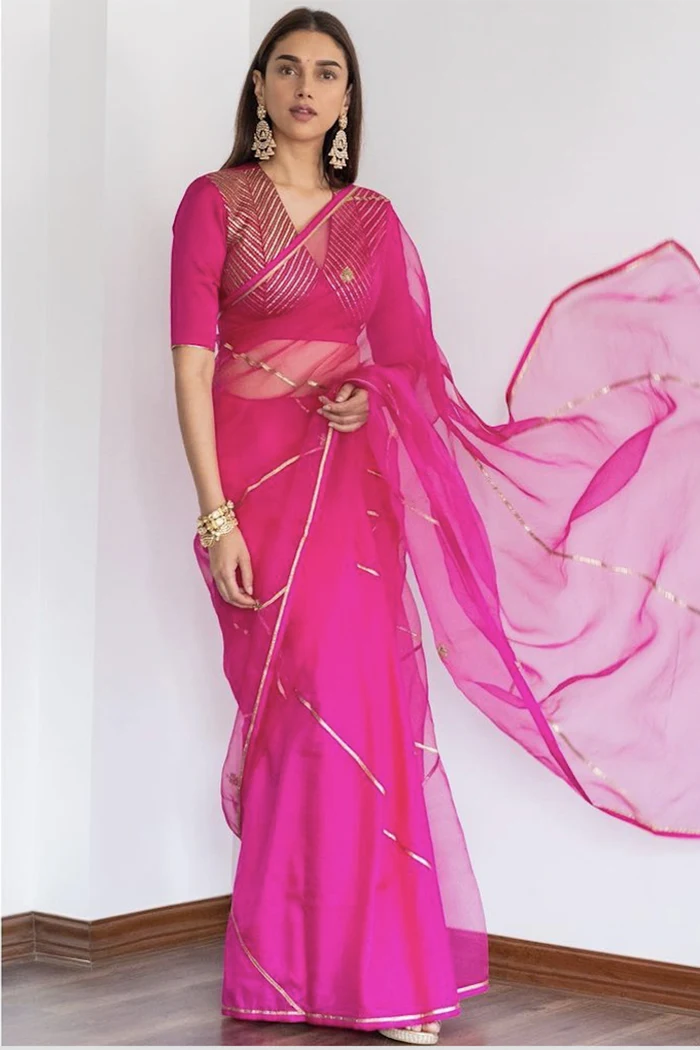Aditi Rao Hydari saree bollywood actress Aditi Rao Hydari saree bollywood actress