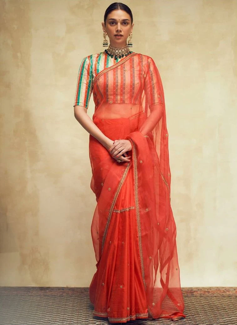 Aditi Rao Hydari saree bollywood actress Aditi Rao Hydari saree bollywood actress