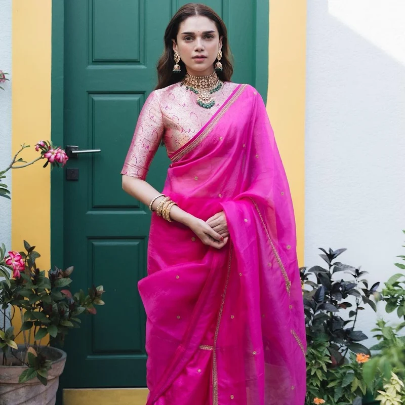 Aditi Rao Hydari saree bollywood actress Aditi Rao Hydari saree bollywood actress