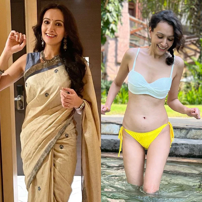 Dipanita Sharma – saree vs bikini – 112.
