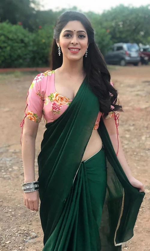 Garima Jain hot photos Garima Jain curvy body saree hot photos