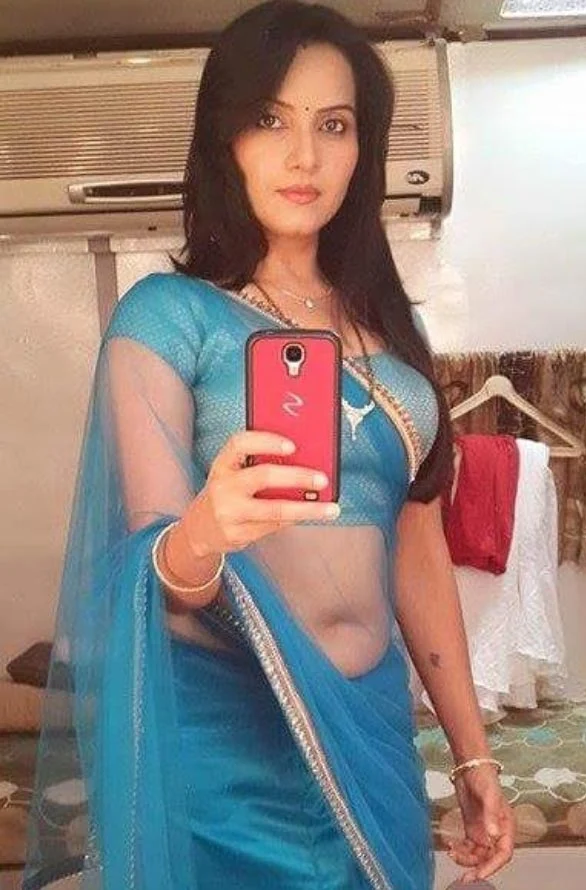 geetanjali  mishra saree selfie hot actress