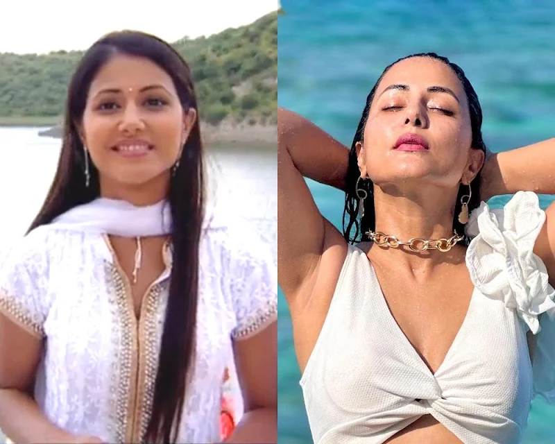 Hina Khan – then vs now – Celebrity transformation.
