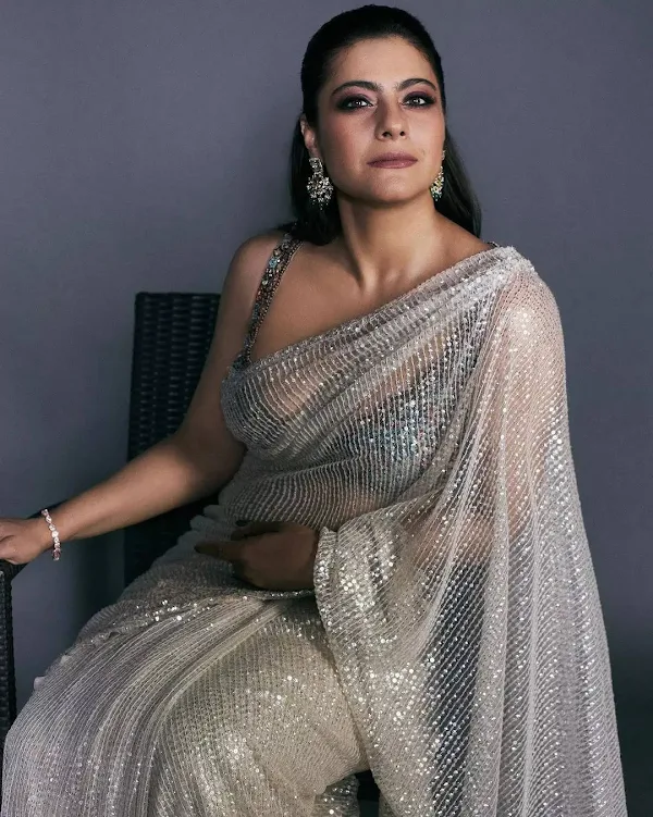 kajol silver saree hot bollywood actress kajol silver saree hot bollywood actress