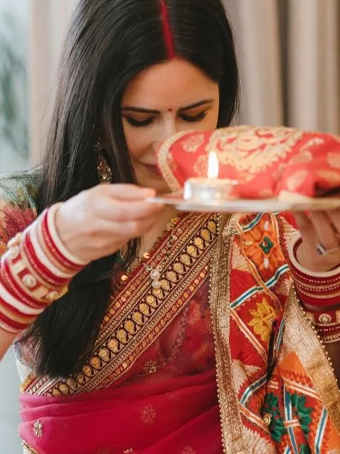 Katrina Kaif sindoor mangalsutra indian wife look Katrina Kaif sindoor mangalsutra indian wife look