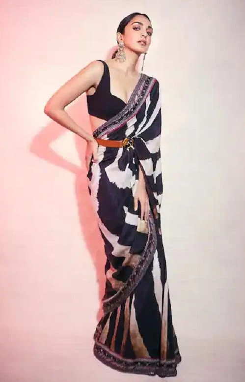 kiara advani saree hot bollywood actress