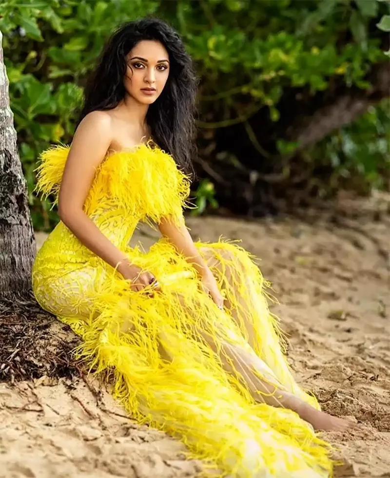 kiara advani yellow dress photoshoot kiara advani yellow dress photoshoot