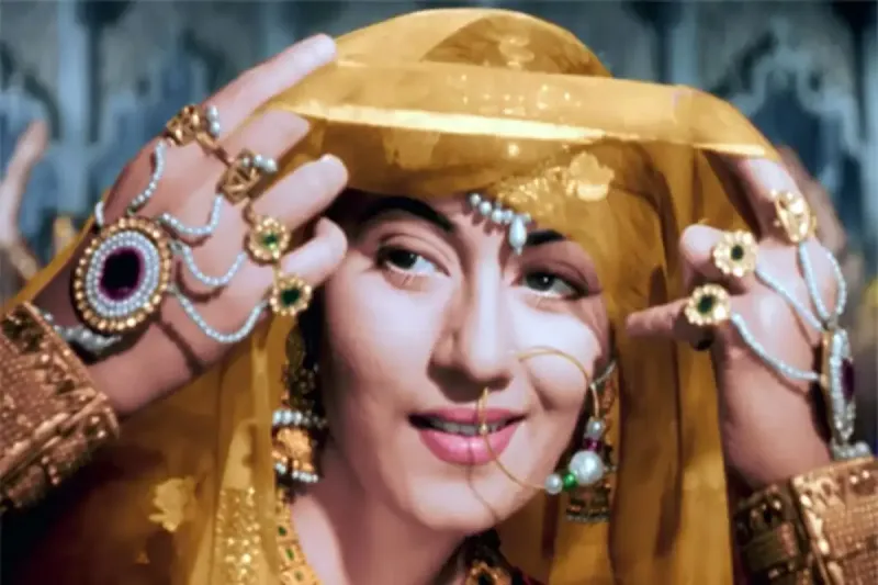 Madhubala Mughl-e-Azham royal historical look bollywood Madhubala Mughl-e-Azham royal historical look bollywood