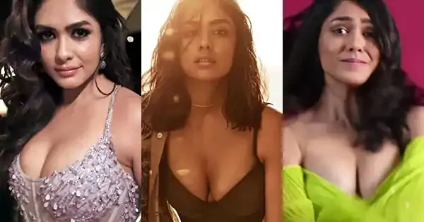 mrunal thakur cleavage hot busty indian actress mrunal thakur cleavage hot busty indian actress