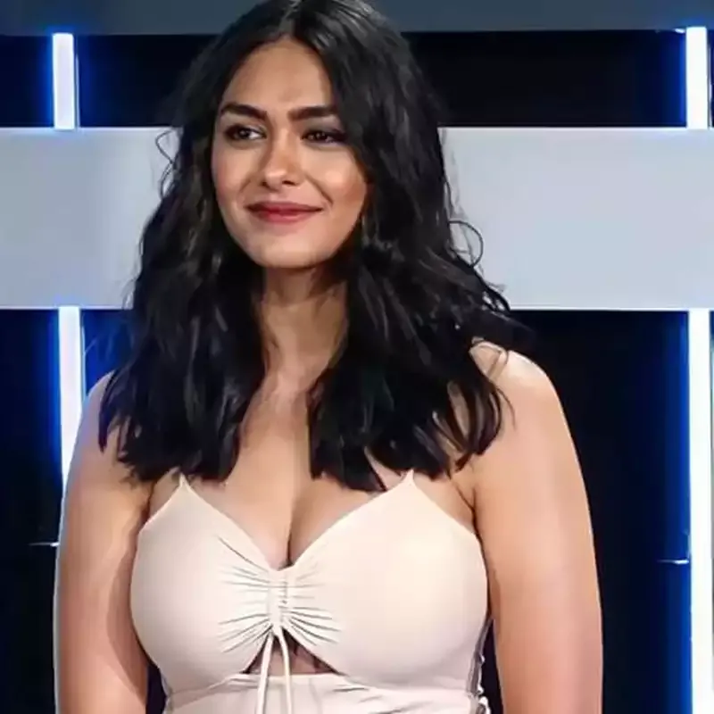 mrunal thakur cleavage hot indian actress mrunal thakur cleavage hot indian actress