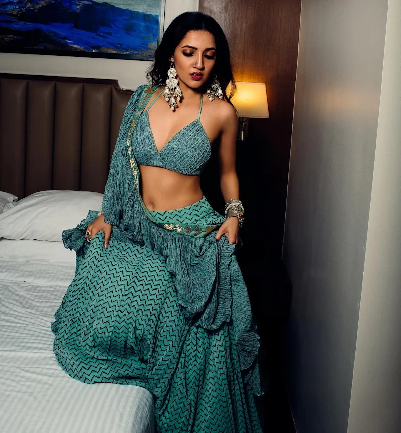 Neha Shetty young south Indian actress saree