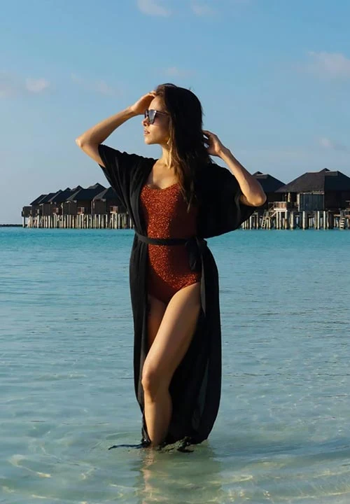 Nushrratt Bharuccha swimsuit hot actress