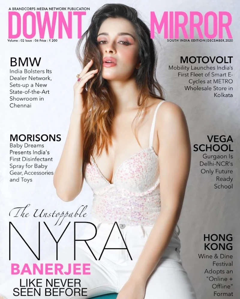Nyra Banerjee cleavage hot magazine cover photoshoots Nyra Banerjee cleavage hot magazine cover photoshoots
