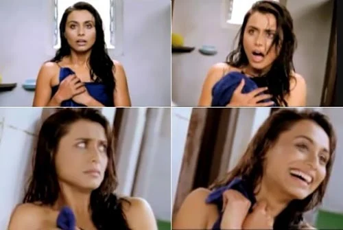 Rani Mukherji towel bollywood actress hot scene Rani Mukherji towel bollywood actress hot scene