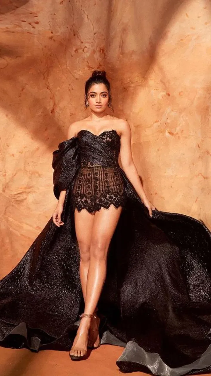Rashmika Mandanna short black dress trolled Rashmika Mandanna short black dress trolled