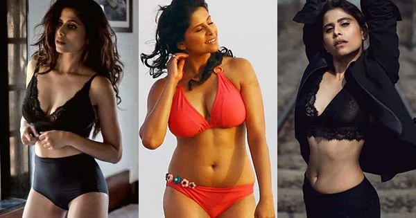 Sai Tamhankar bikini hot marathi curvy actress hunterr