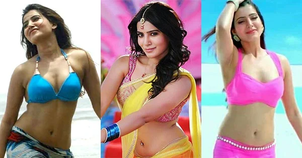 samantha ruth prabhu bikini saree navel