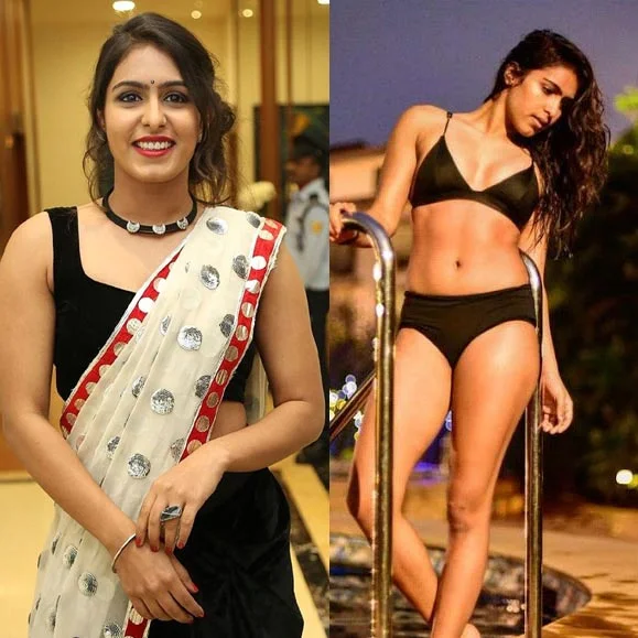Samyuktha Hegde – saree vs bikini – 182.