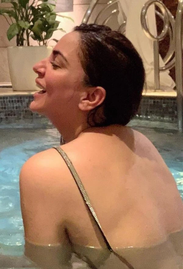 shraddha arya backless swimsuit hot tv actress shraddha arya backless swimsuit hot tv actress