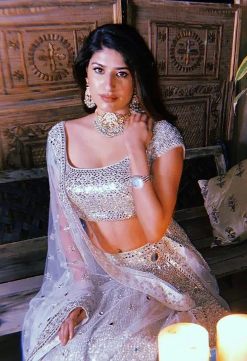 Shreya Mehta cleavage saree hot actress