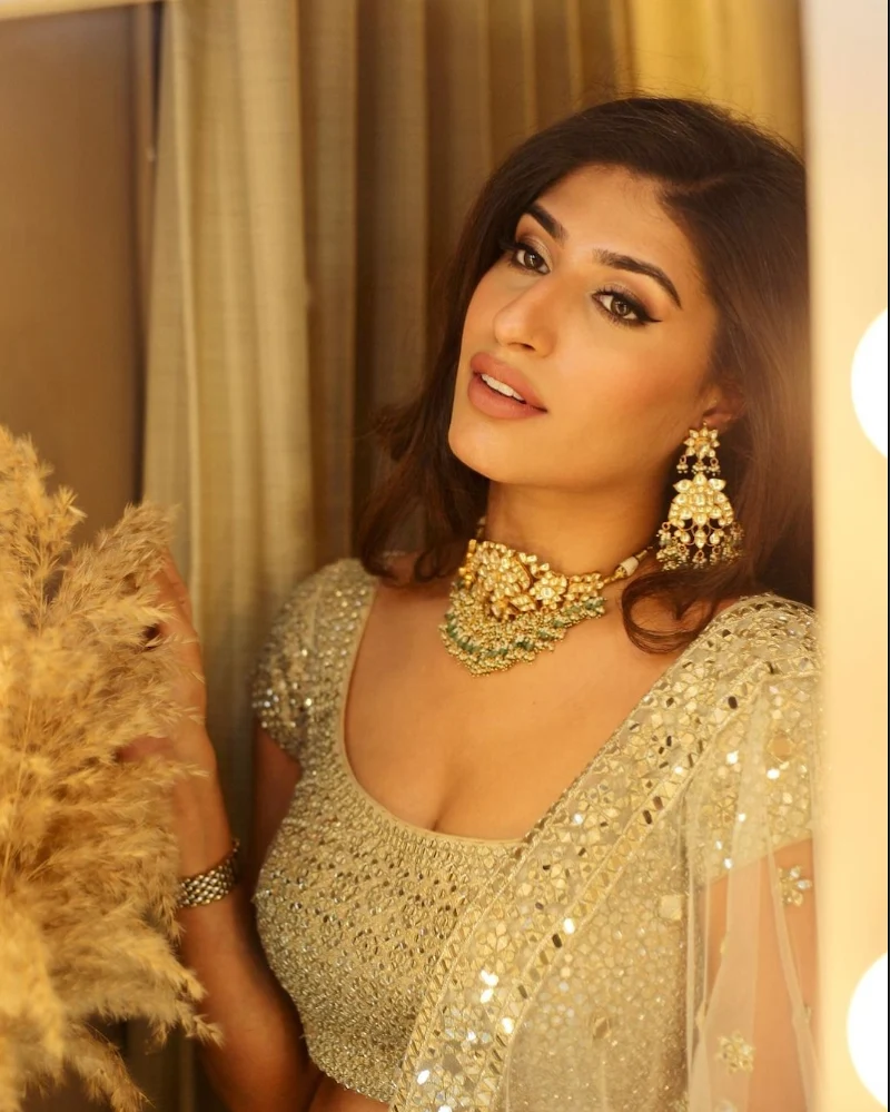 Shreya Mehta cleavage saree hot actress