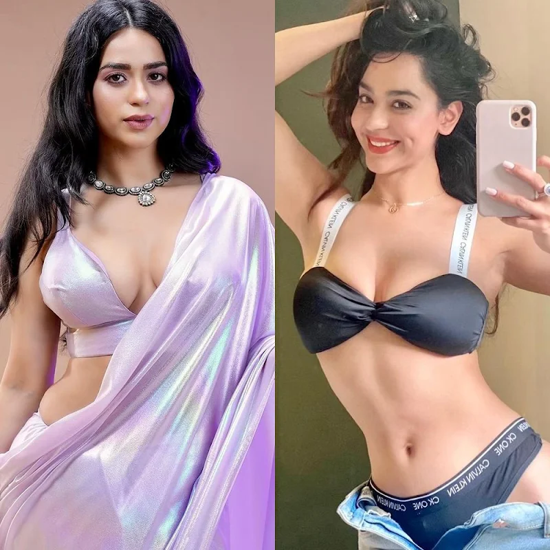 Soundarya Sharma – saree vs bikini – 49.