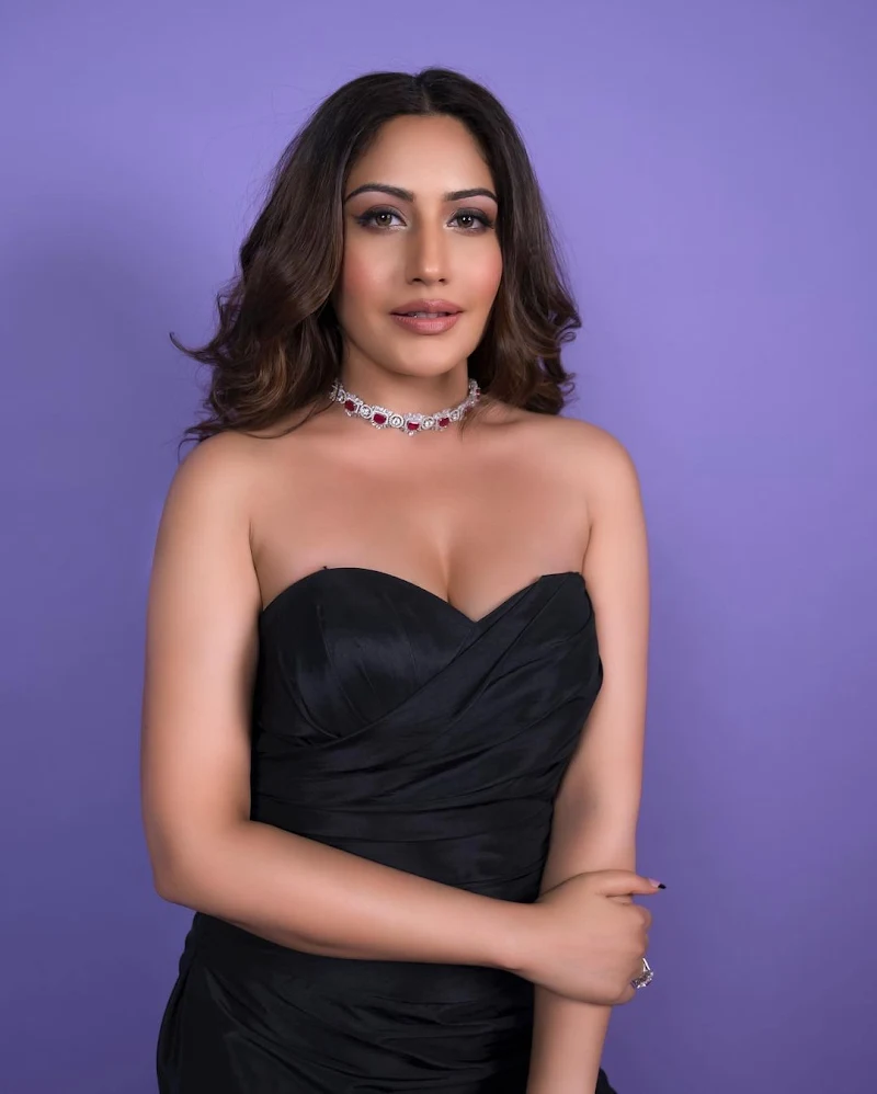 Surbhi Chandna cleavage off shoulder dress indian tv actress Surbhi Chandna cleavage off shoulder dress indian tv actress