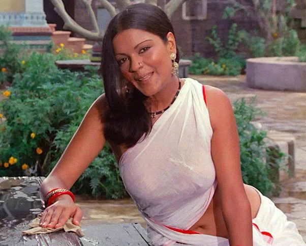 zeenat aman wet white saree bollywood iconic costume look zeenat aman wet white saree bollywood iconic costume look