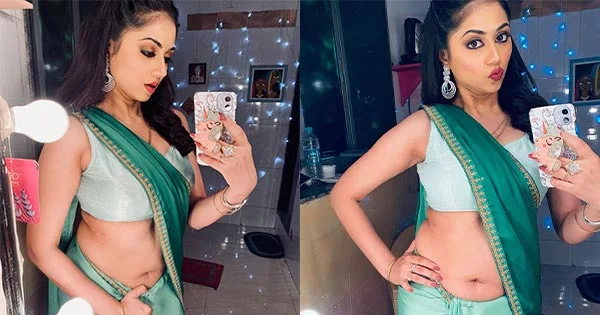 Reema Worah navel saree hot tv actress