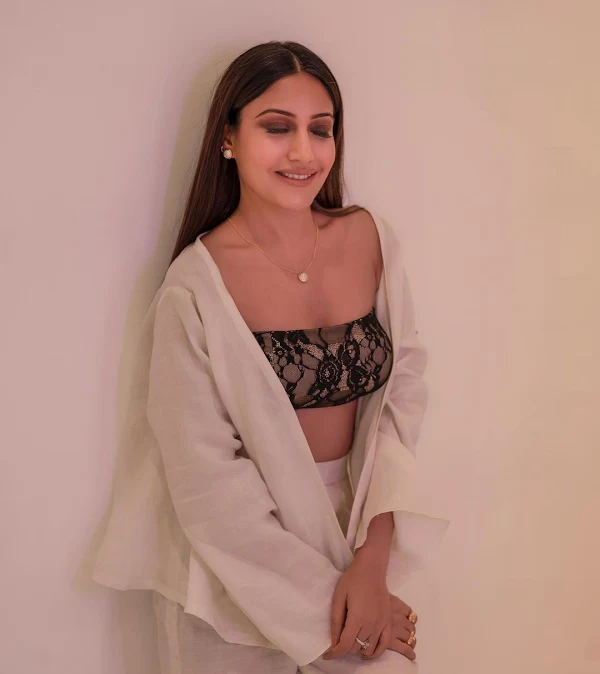 Surbhi Chandna tiny sheer black top Surbhi Chandna tiny sheer black top