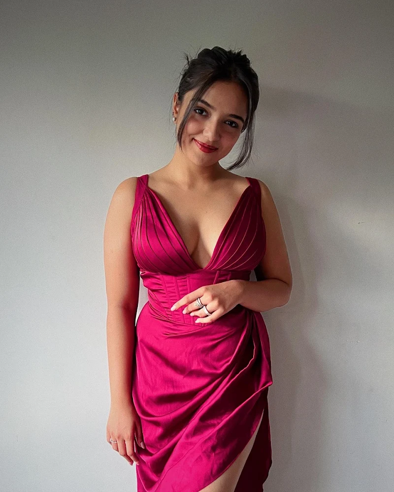 Ahsaas Channa cleavage red dress hot actress Ahsaas Channa cleavage red dress hot actress