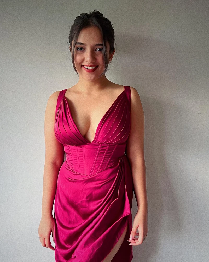 Ahsaas Channa cleavage red dress hot actress Ahsaas Channa cleavage red dress hot actress