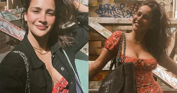 Aisha Sharma red dress cleavage Aisha Sharma red dress cleavage