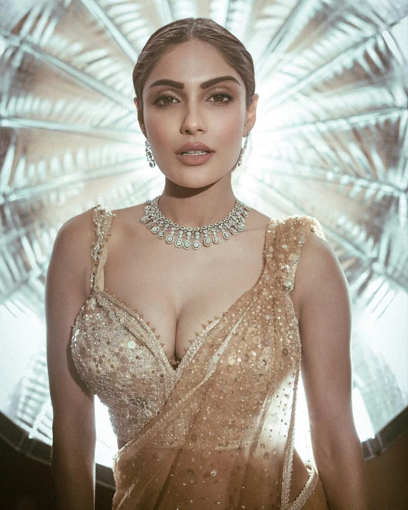 Ishita Raj cleavage golden saree hot Indian actress Ishita Raj cleavage golden saree hot Indian actress