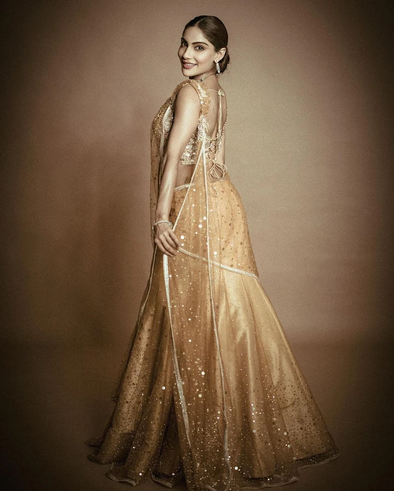 Ishita Raj cleavage golden saree hot Indian actress Ishita Raj cleavage golden saree hot Indian actress