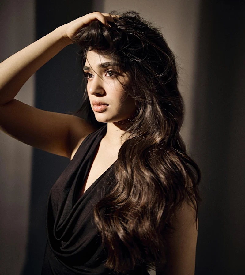 krithi shetty backless high slit black dress krithi shetty backless high slit black dress